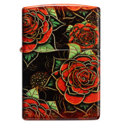 Roses Wrap Pattern Zippo