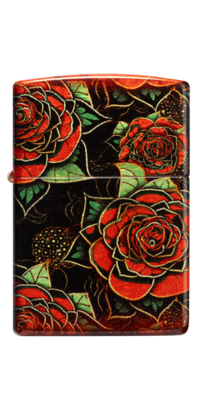 Roses Wrap Pattern Zippo