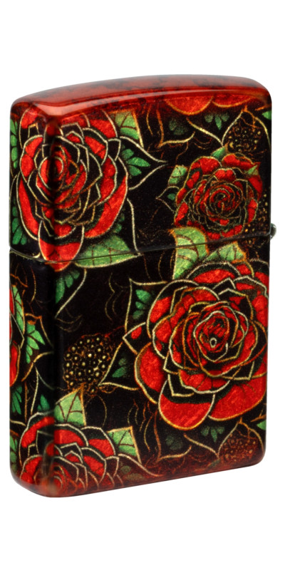 Roses Wrap Pattern Zippo