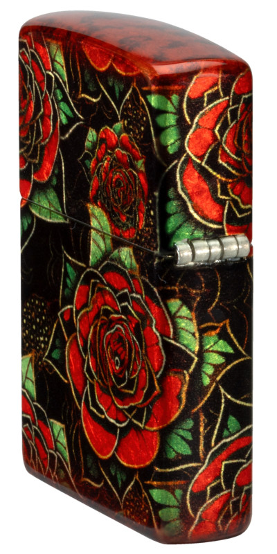 Roses Wrap Pattern Zippo