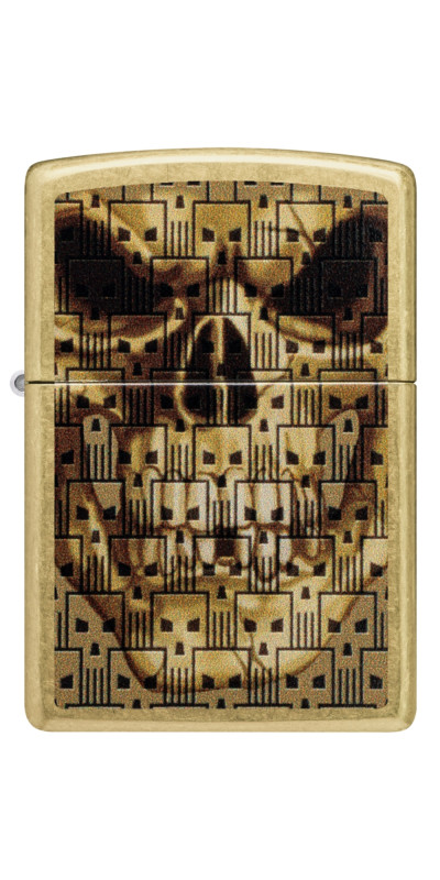 Zippo Pattern Skull Design
