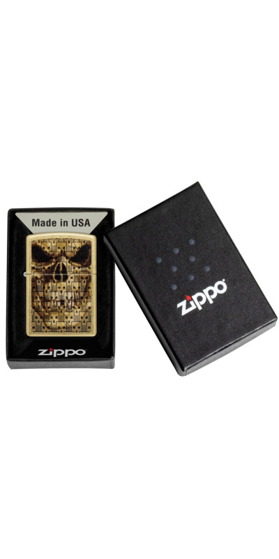Zippo Pattern Skull Design