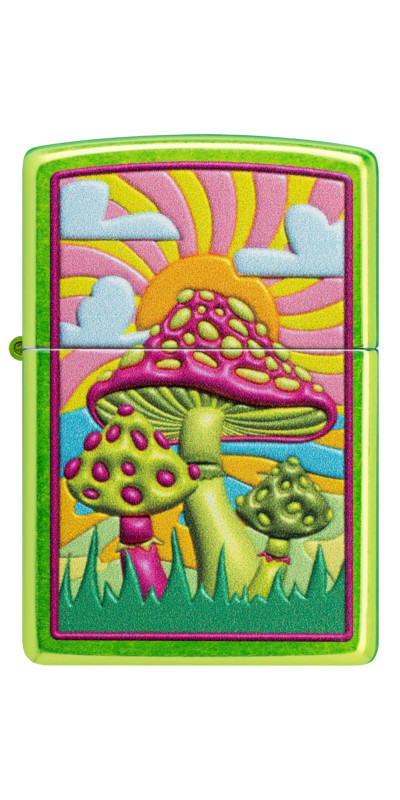 Zippo Sunset  Mushroom Design