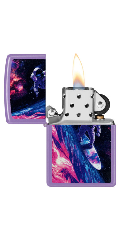 Zippo Surfing Astronaut Design