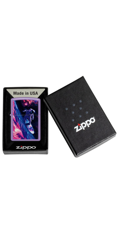 Zippo Surfing Astronaut Design