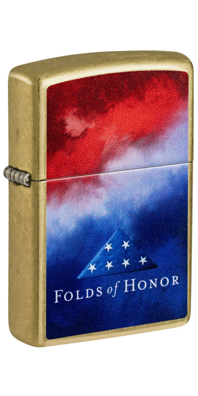 Folds of Honor RWB Zippo