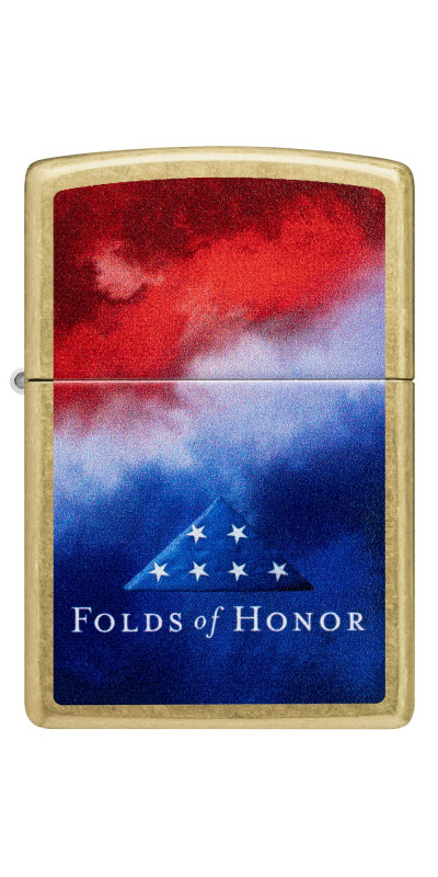 Folds of Honor RWB Zippo
