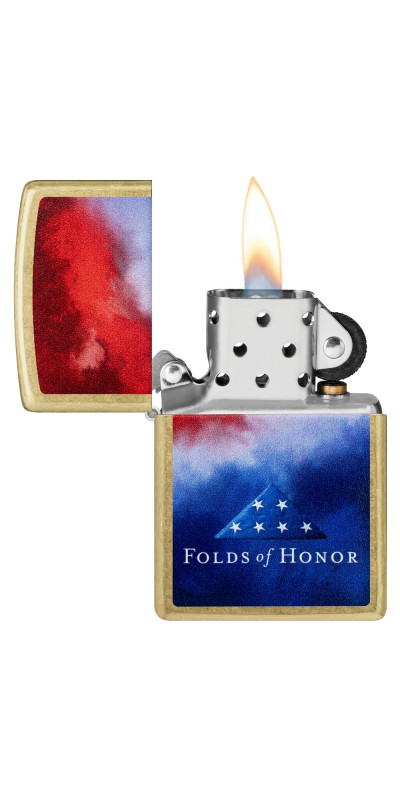 Folds of Honor RWB Zippo