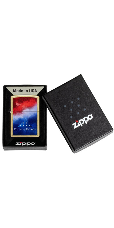 Folds of Honor RWB Zippo