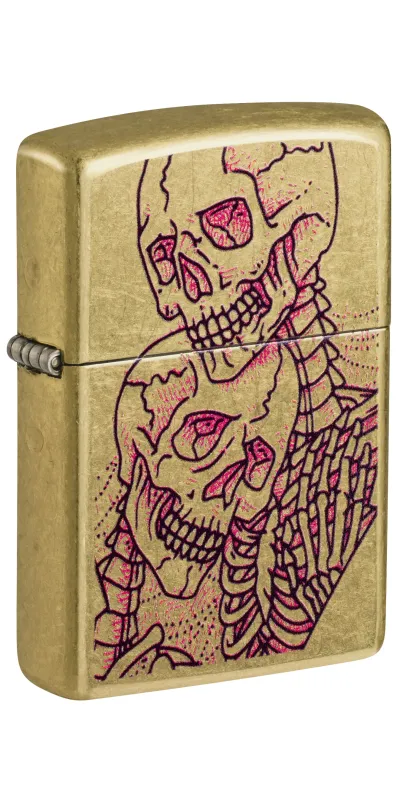 Love Skulls Design Zippo
