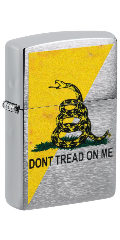 Dont Tread On Me Street Chrome Zippo