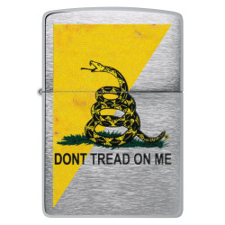 Dont Tread On Me Street Chrome Zippo Dont Tread On Me Street Chrome Zippo