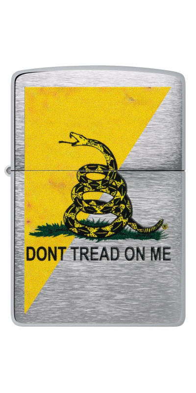Dont Tread On Me Street Chrome Zippo