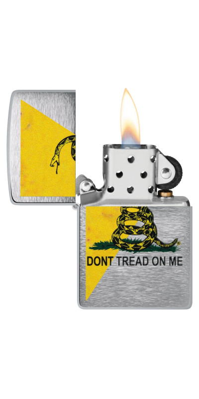 Dont Tread On Me Street Chrome Zippo