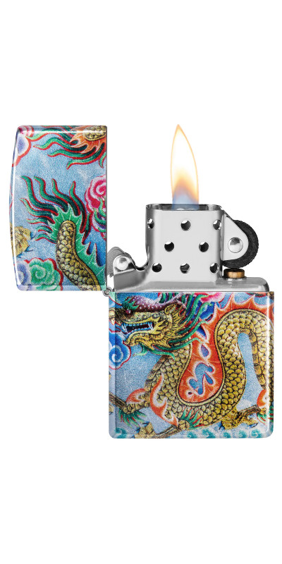 Zippo Chinese Dragon Design