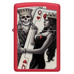 Zippo Skull King Queen Beauty