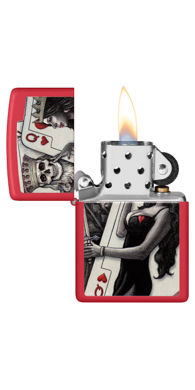 Zippo Skull King Queen Beauty