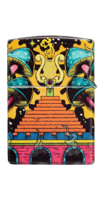 Glow In The Dark Skull Zippo Lighter