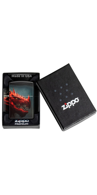 Zippo Red Dragon Design