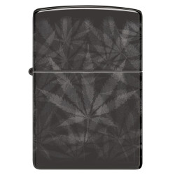 Black Leaf 360 Wrap Zippo