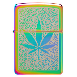 Iridescent Leaf Zippo