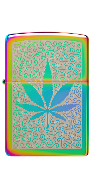 Iridescent Leaf Zippo