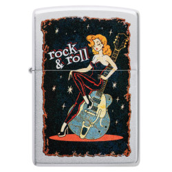 Zippo Cool Rock n Roll Chick Design