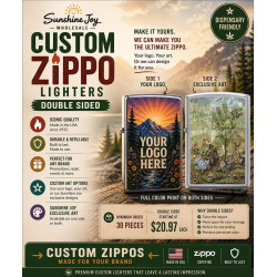Custom Zippo Lighters Double Sided Custom Zippo Lighters Double Sided