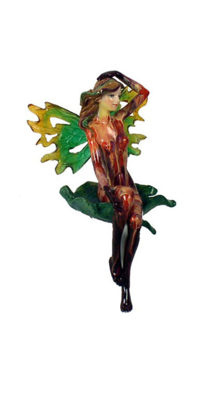 Sitting Painted Lady Winged Fairy Small 30106