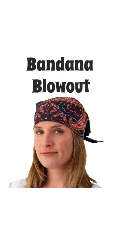 WHOLESALE LOT of 25 Assorted Bandanas **SAVE**