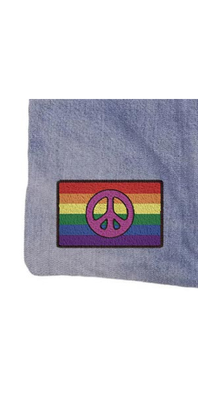 Denim Jean Shoulder Handbags Butt Bags Made from Upcycled Jean Pants - Pride Peace