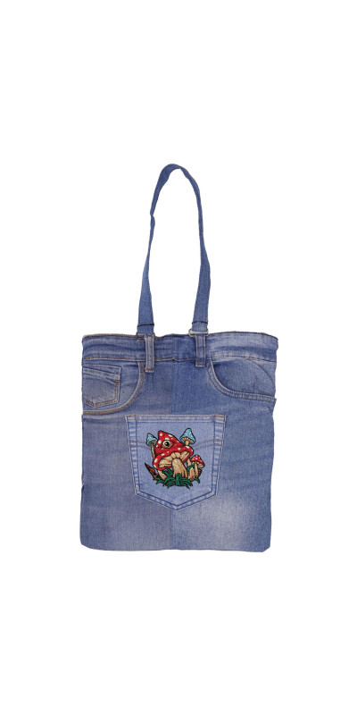 Denim Butt Bag Tote No Fly