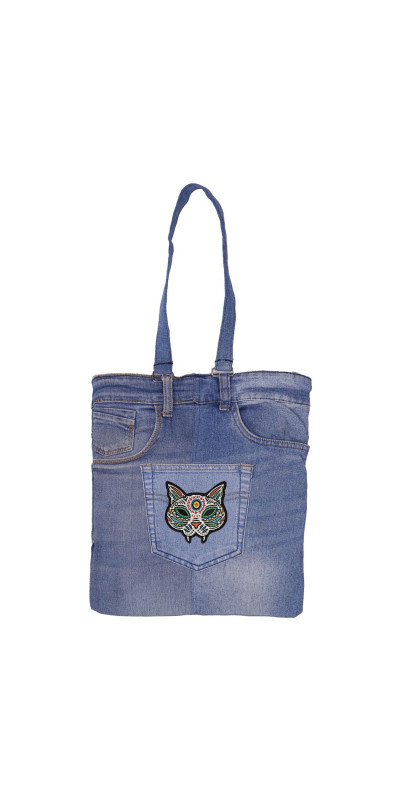 Denim Butt Bag Tote No Fly