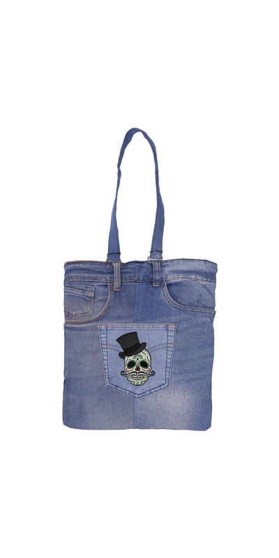 Denim Butt Bag Tote No Fly