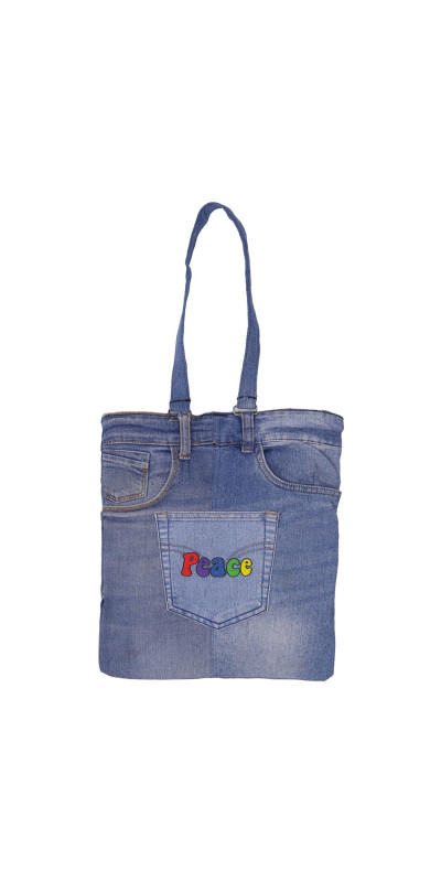 Denim Butt Bag Tote No Fly