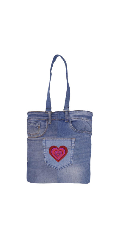 Denim Butt Bag Tote No Fly