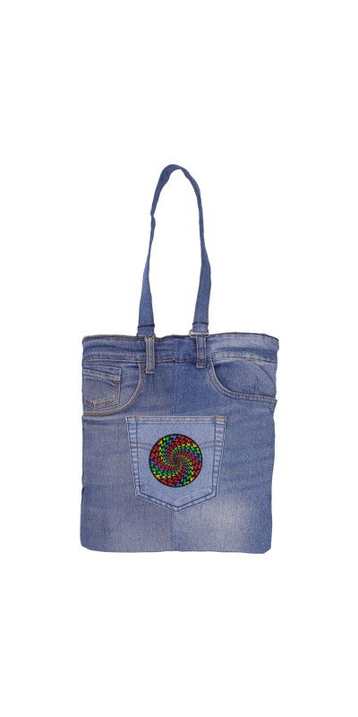 Denim Butt Bag Tote No Fly