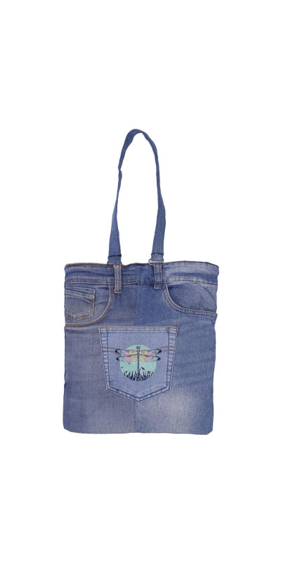 Denim Butt Bag Tote No Fly