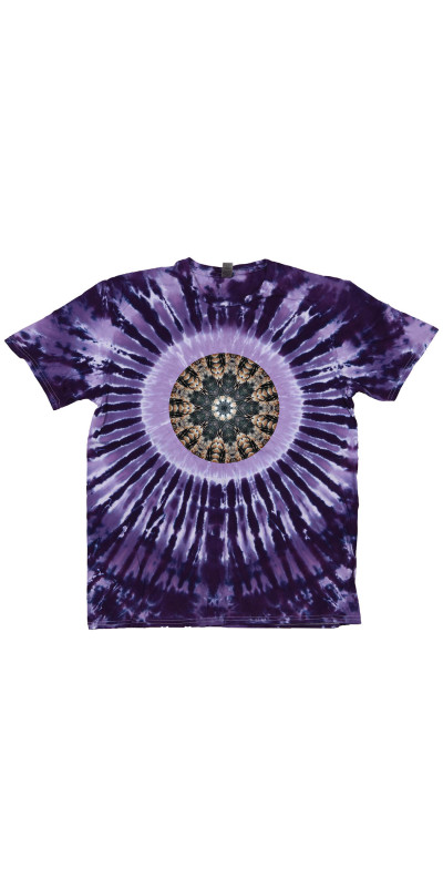 Feathers Mandala Tie Dyed T-Shirt