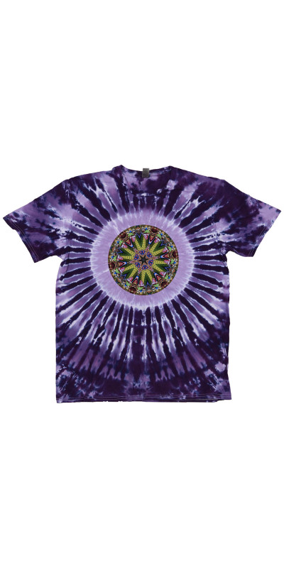 Chinese Dragon Mandala Tie Dyed T-Shirt