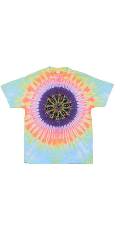 Chinese Dragon Mandala Tie Dyed T-Shirt