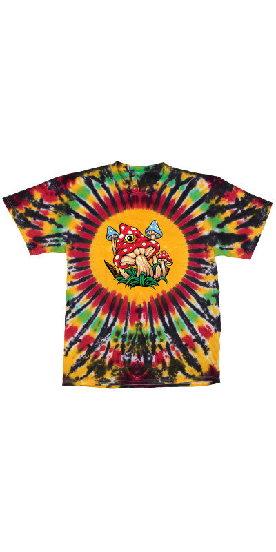 Mushroom Eye Tie Dyed T-Shirt