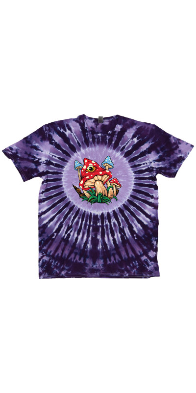 Mushroom Eye Tie Dyed T-Shirt