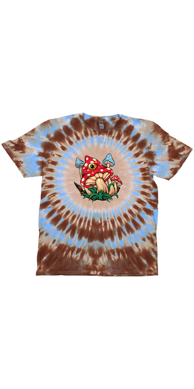 Mushroom Eye Tie Dyed T-Shirt