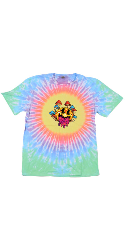 Smiley Trip Tie Dyed T-Shirt