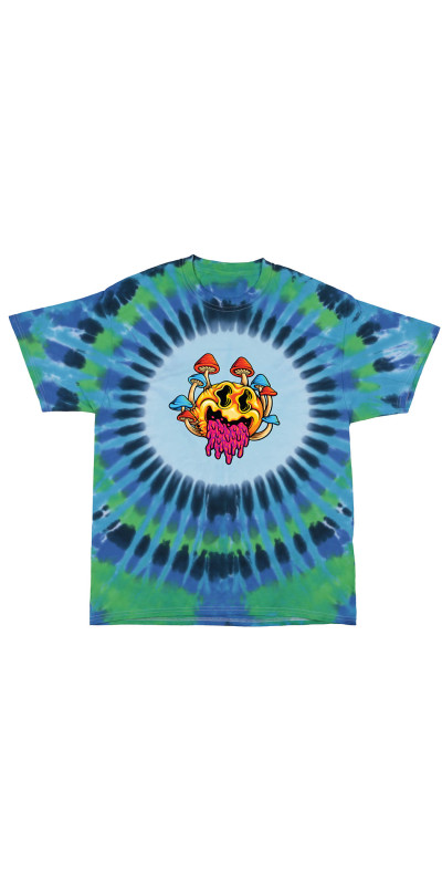 Smiley Trip Tie Dyed T-Shirt