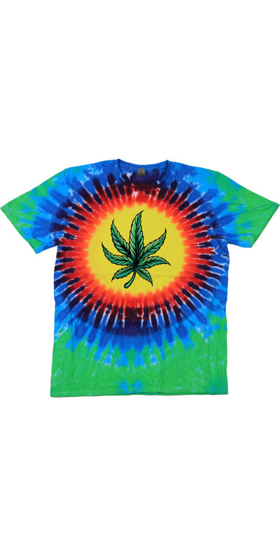 Big Leaf Tie Dyed T-Shirt