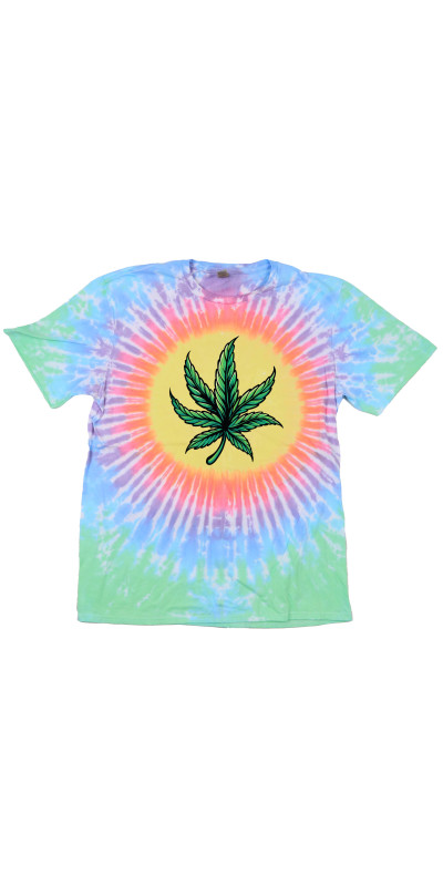 Big Leaf Tie Dyed T-Shirt