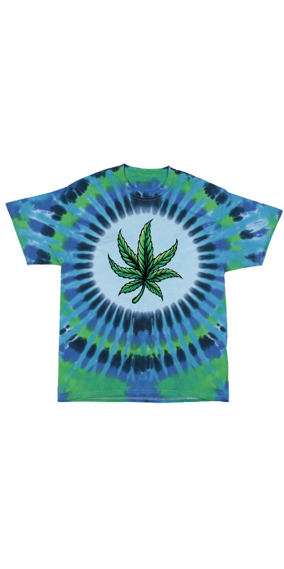 Big Leaf Tie Dyed T-Shirt