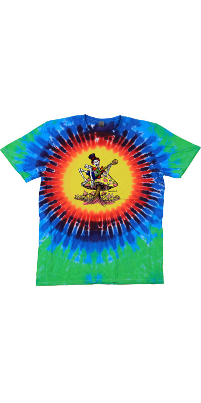 Shroom Guitarist Tie Dyed T-Shirt